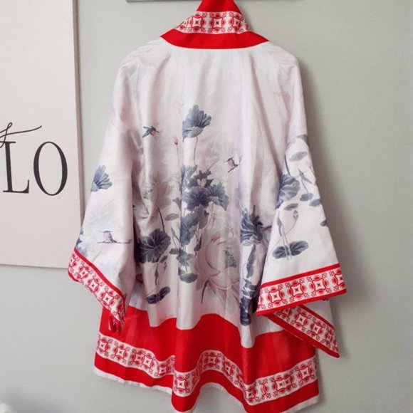 NWT Ted Baker London printed self-tie draped kimono jacket - Picture 11 of 16